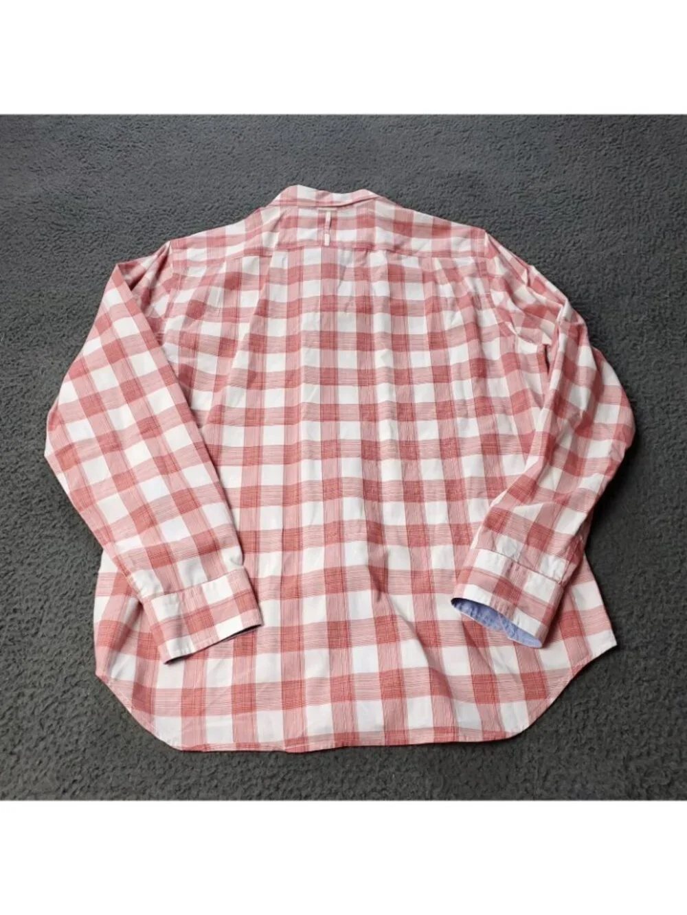 Banana Republic Wash Shirt Mens M Medium Long Sleeve Camden Fit Plaid Button